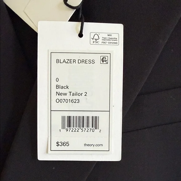 Theory blazer dress in stretch wool - Picture 6 of 9